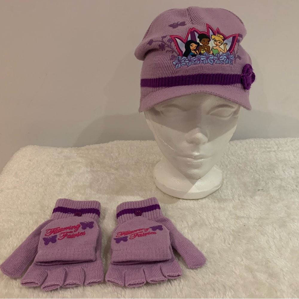 Disney Fairies Hat and Gloves set